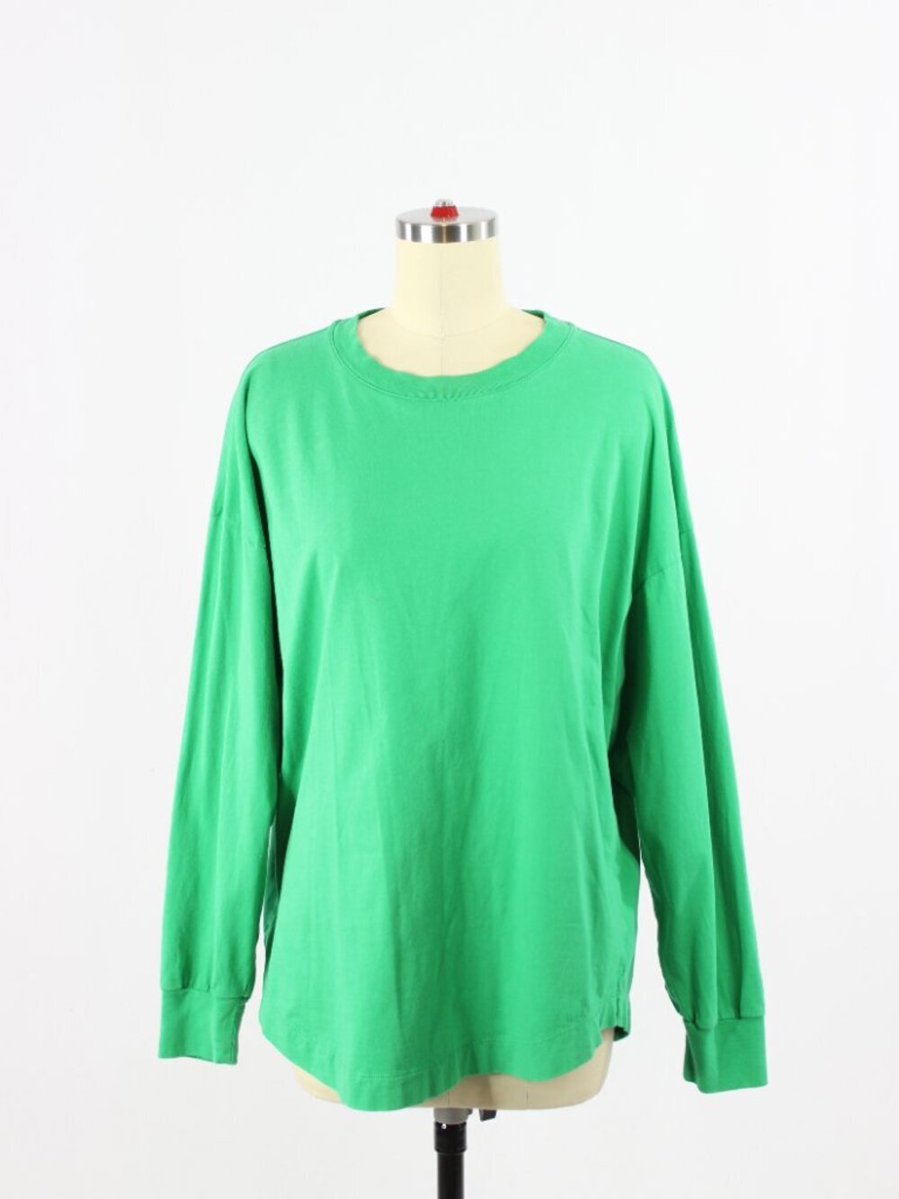 Aritzia WILFRED FREE Perth Green Cotton Oversized Crew Neck T-Shirt, Size S